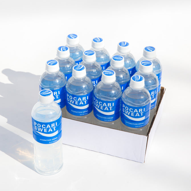 Pocari Sweat Electrolyte Drink, 12 Pack of 16.9 fl